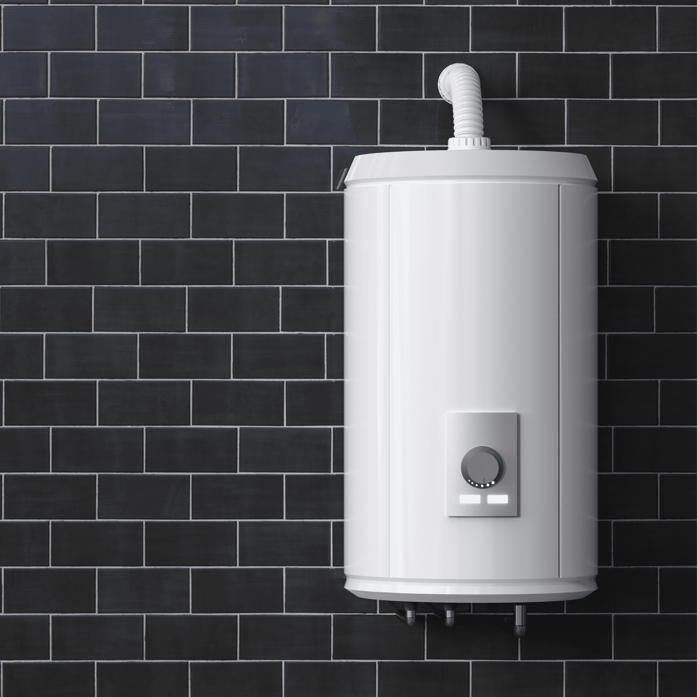 Geothermal hot water storage tank